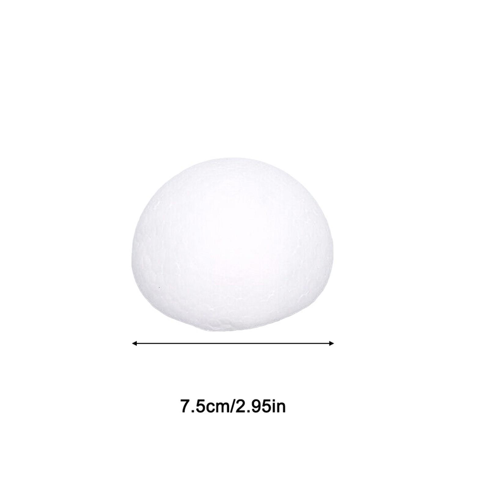 Пенопластовый шар полусфера цветочный шар пенопласт 6 размеров пенопластовый шар полусфера пенопласт 7.5cm